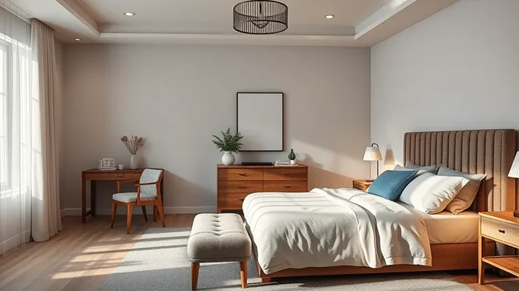 Deco Bilik Tidur Utama Simple