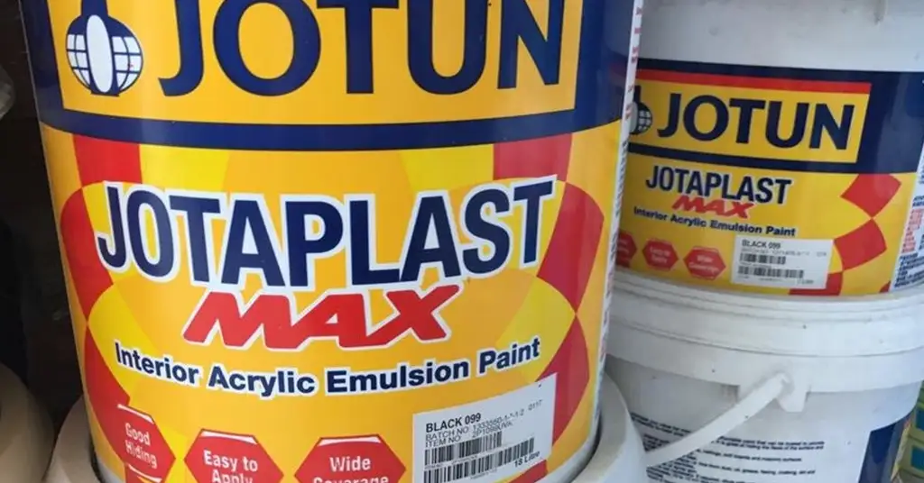 Harga Cat Jotun Jotaplast Mengikut Varian