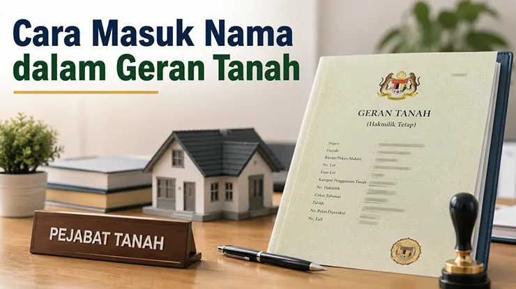 Cara Masuk Nama dalam Geran Tanah