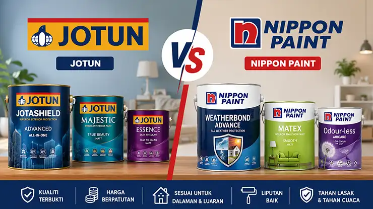 Cat Jotun vs Nippon Paint