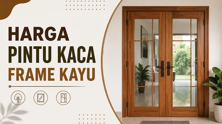 Harga Pintu Kaca Frame Kayu