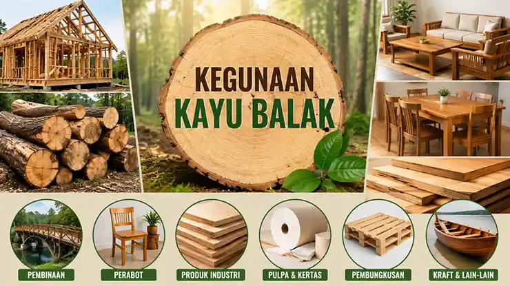 Kegunaan Kayu Balak