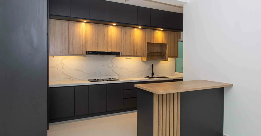 Pilihan Kabinet Dapur Formica vs Melamine Mengikut Keperluan