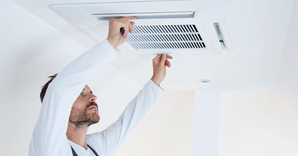 Skop Kerja dalam Upah Pasang Aircond Casette