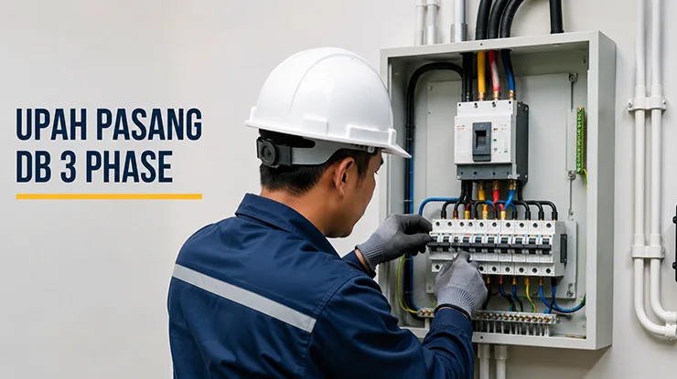 Upah Pasang DB 3 Phase